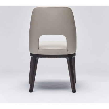Canton Dining Chair by Interlude Home. Made from mahogany, leather in a modern style.