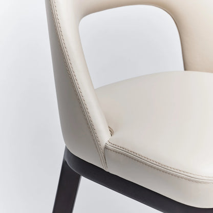 Canton Dining Chair by Interlude Home. Made from mahogany, leather in a modern style.