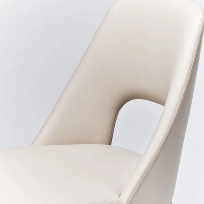 Canton Dining Chair by Interlude Home. Made from mahogany, leather in a modern style.