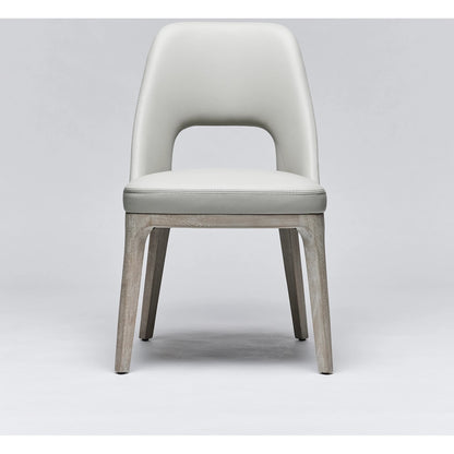 Canton Dining Chair by Interlude Home. Made from mahogany, leather in a modern style.