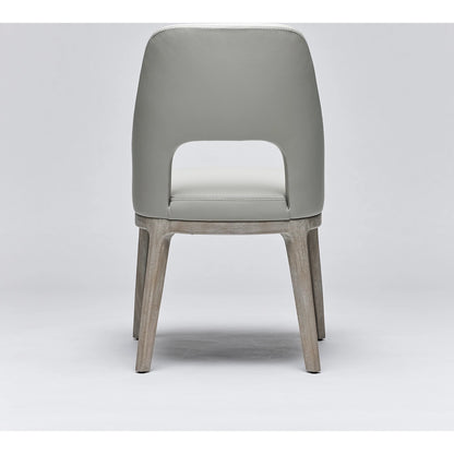 Canton Dining Chair by Interlude Home. Made from mahogany, leather in a modern style.