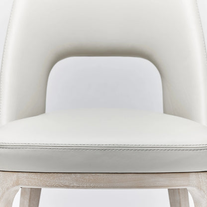 Canton Dining Chair by Interlude Home. Made from mahogany, leather in a modern style.