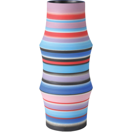 Happy 80'S Bright Vase by Currey and Company in blue, pink, red. Made from porcelain in a eclectic & global style.