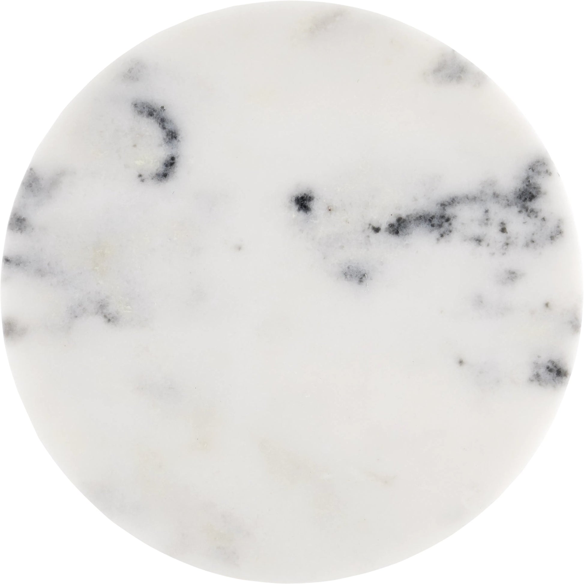 Quince Marble Accent Table by Currey and Company in white. Made from marble in a modern style.