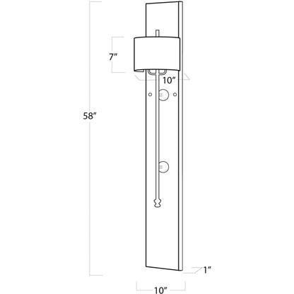 Carved Panel Sconce by Regina Andrew in distressed, painted and distressed painted. Made from paulownia wood in a cottage & farmhouse style.