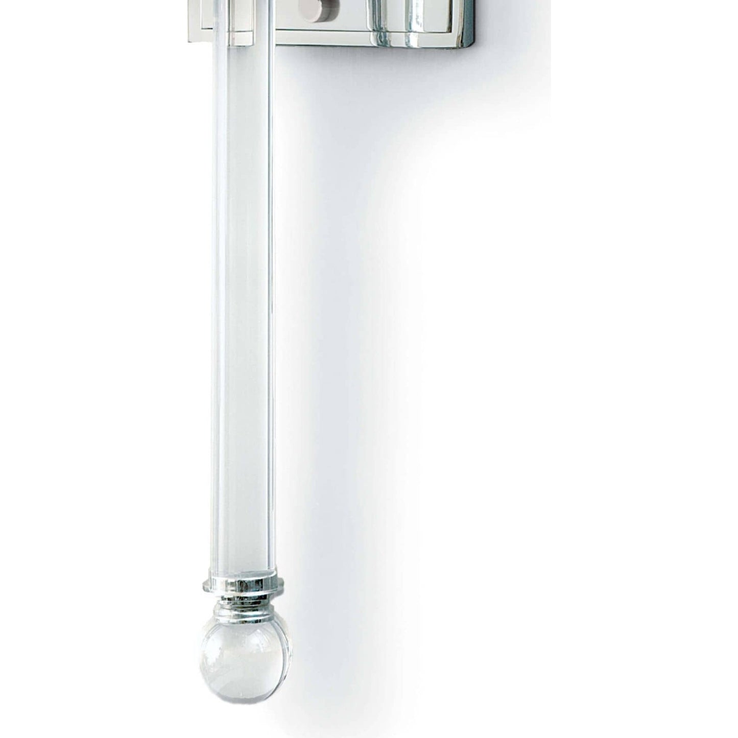 012 S-286846 | Closeup | Crystal Tail Sconce by Regina Andrew in nickel and polished nickel. Made from steel in a transitional style.