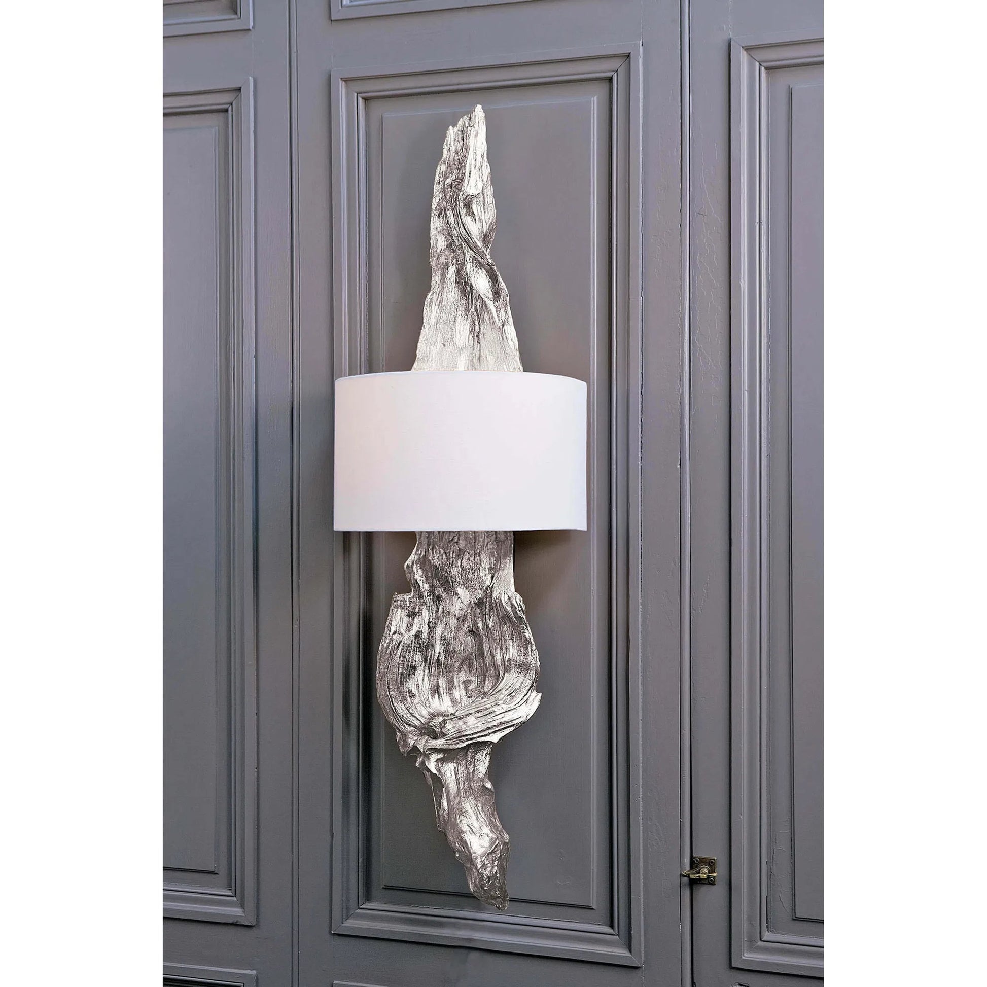 Driftwood Sconce by Regina Andrew. Made from resin in a modern style.