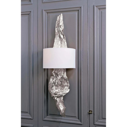 Driftwood Sconce by Regina Andrew. Made from resin in a modern style.