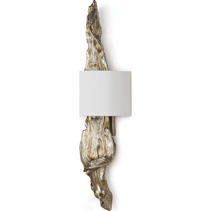Driftwood Sconce by Regina Andrew. Made from resin in a modern style.