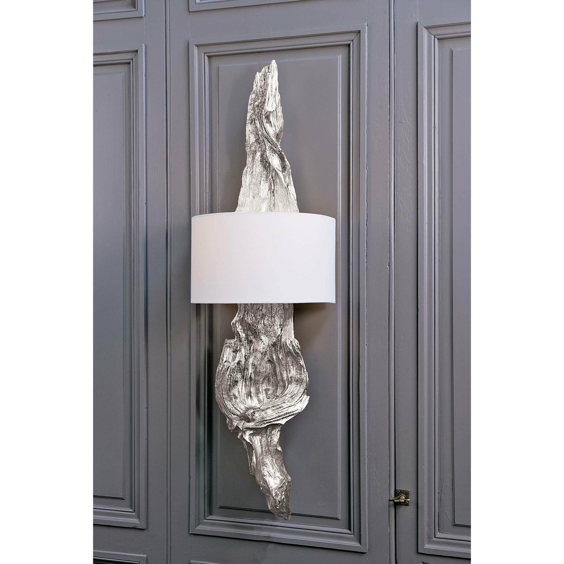 Driftwood Sconce by Regina Andrew. Made from resin in a modern style.