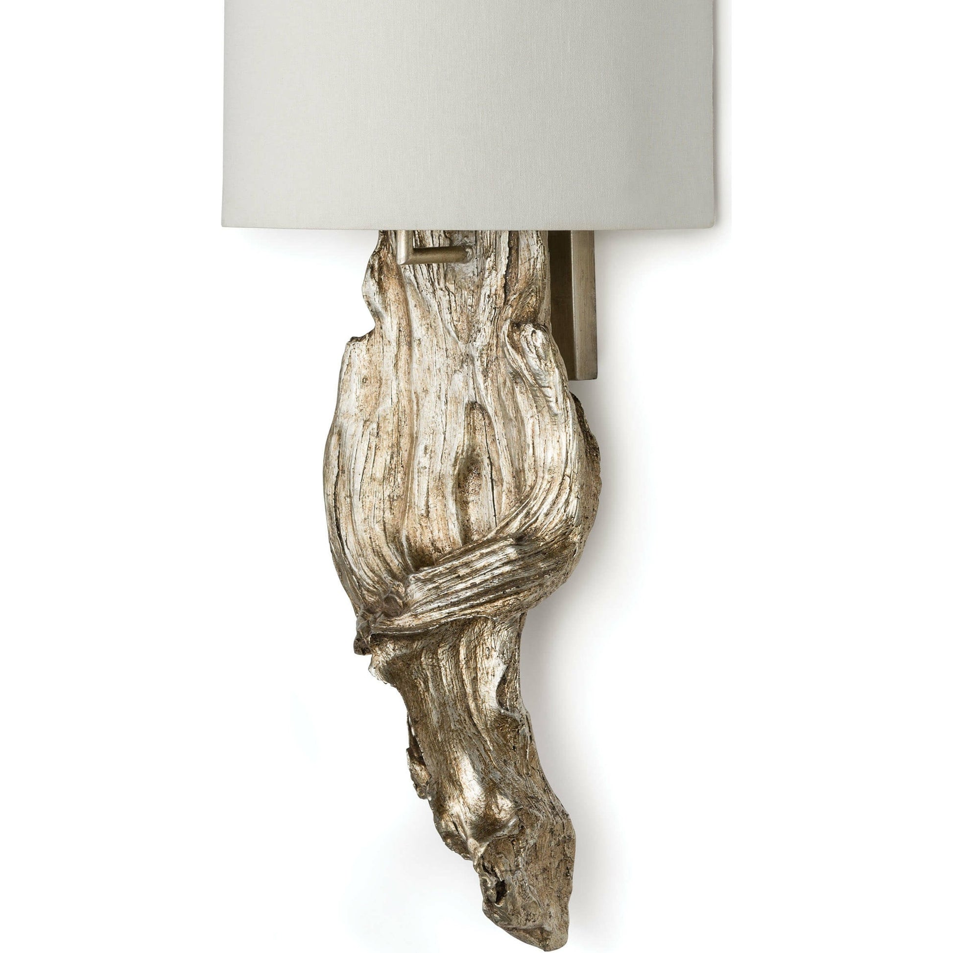 Driftwood Sconce by Regina Andrew. Made from resin in a modern style.