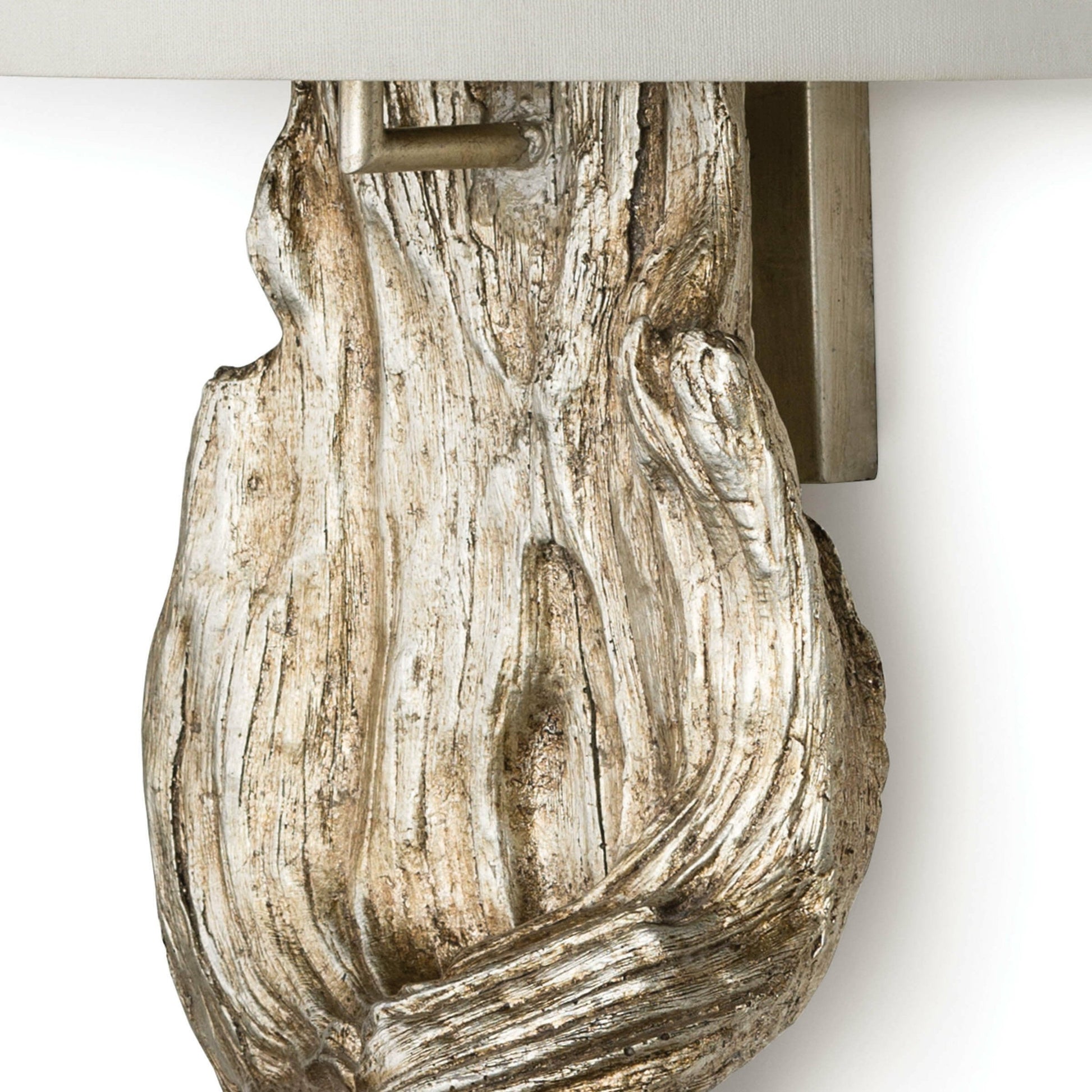 Driftwood Sconce by Regina Andrew. Made from resin in a modern style.