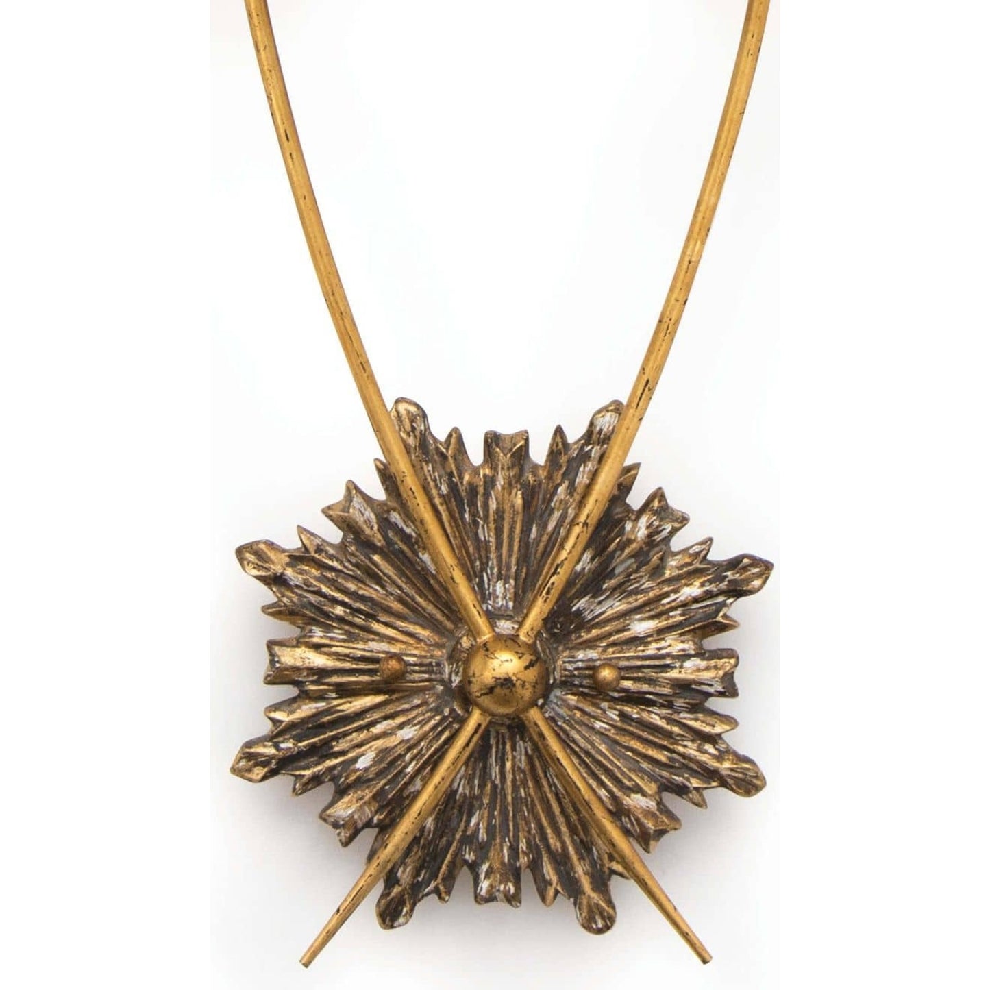 004 S-287027 | Closeup | Louis Sconce by Regina Andrew in gold and antique gold. Made from birch wood in a transitional style.