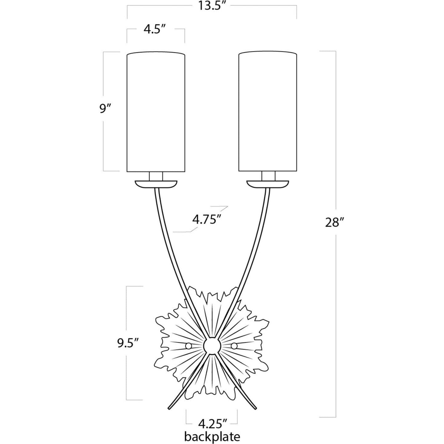 002 S-287027 | Additional Silo | Louis Sconce by Regina Andrew in gold and antique gold. Made from birch wood in a transitional style.