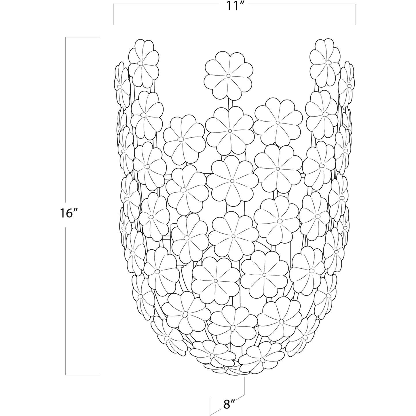 002 S-341526 | Additional Silo | Charlotte Sconce by Regina Andrew in brass and natural brass. Made from steel in a modern style.