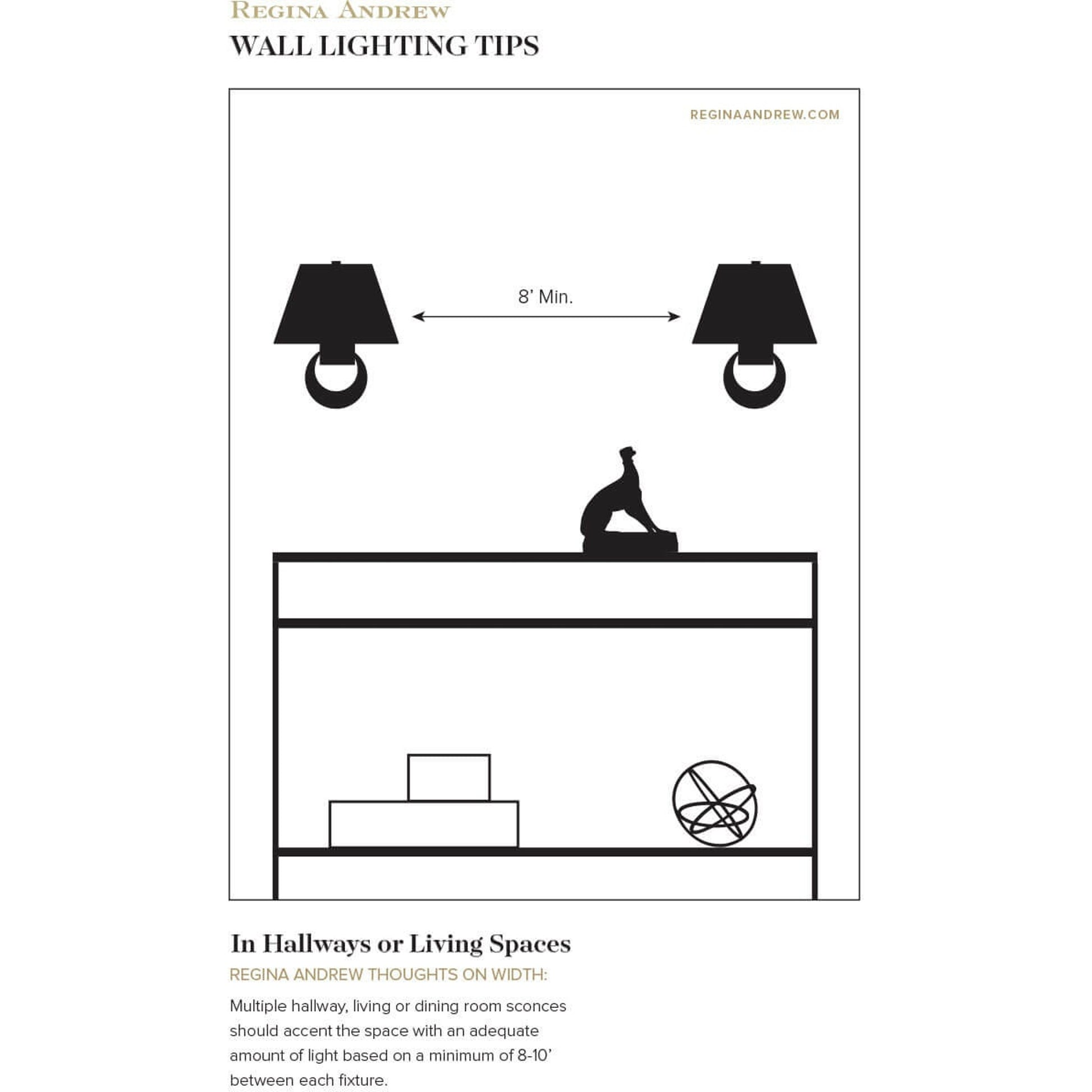 Ginkgo Sconce by Regina Andrew in gold and gold. Made from aluminum in a transitional style.