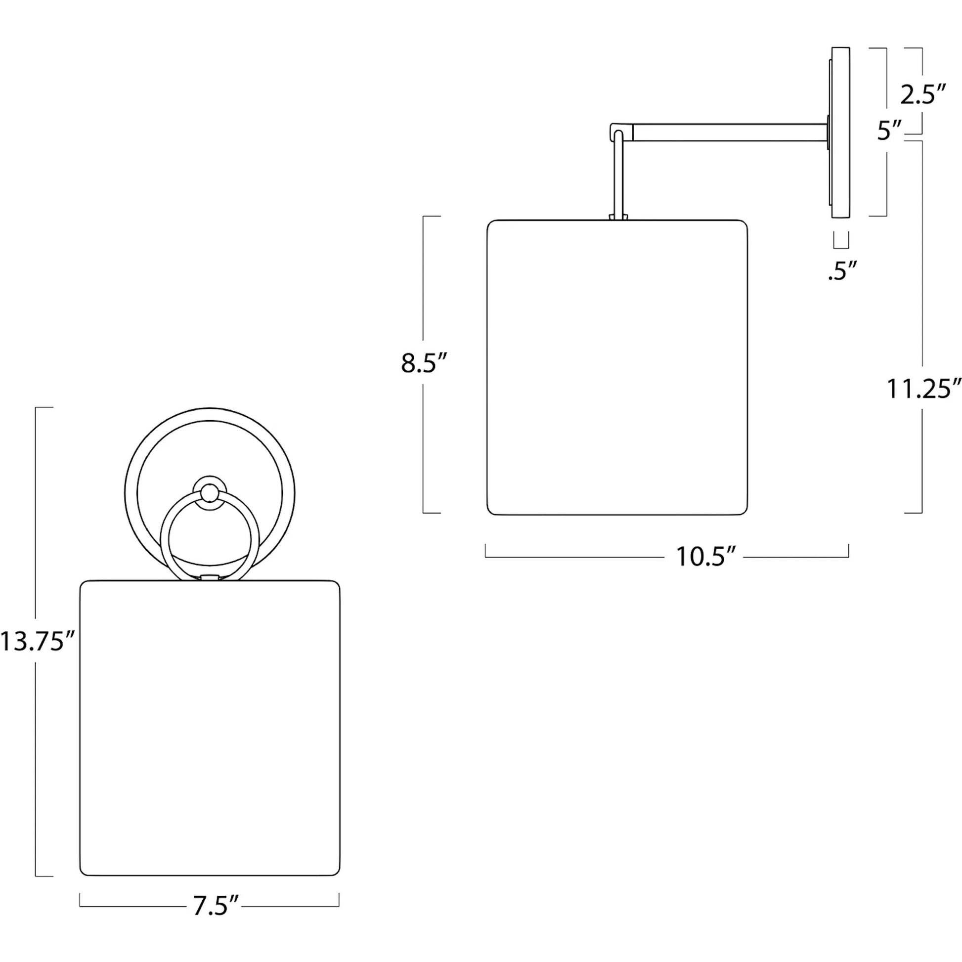 Nantucket Sconce by Regina Andrew. Made from steel in a coastal style.
