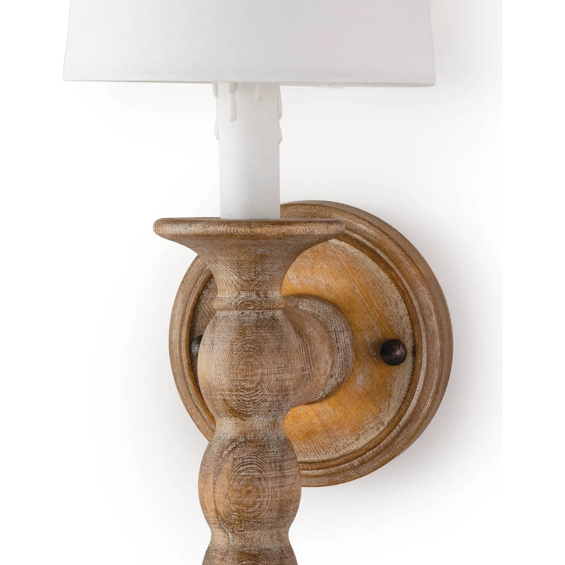 Perennial Sconce by Regina Andrew in natural. Made from birch wood in a cottage & farmhouse style.