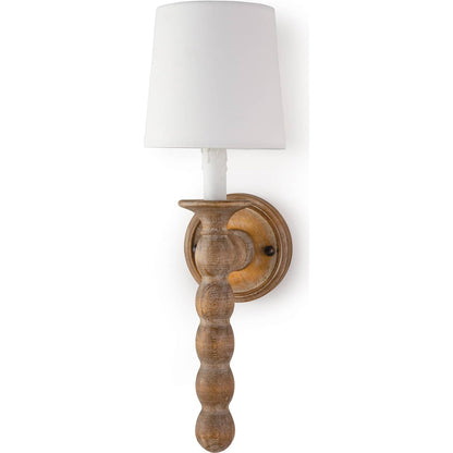 Perennial Sconce by Regina Andrew in natural. Made from birch wood in a cottage & farmhouse style.