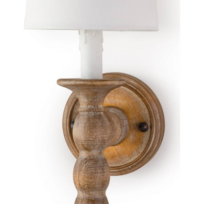 Perennial Sconce by Regina Andrew in natural. Made from birch wood in a cottage & farmhouse style.