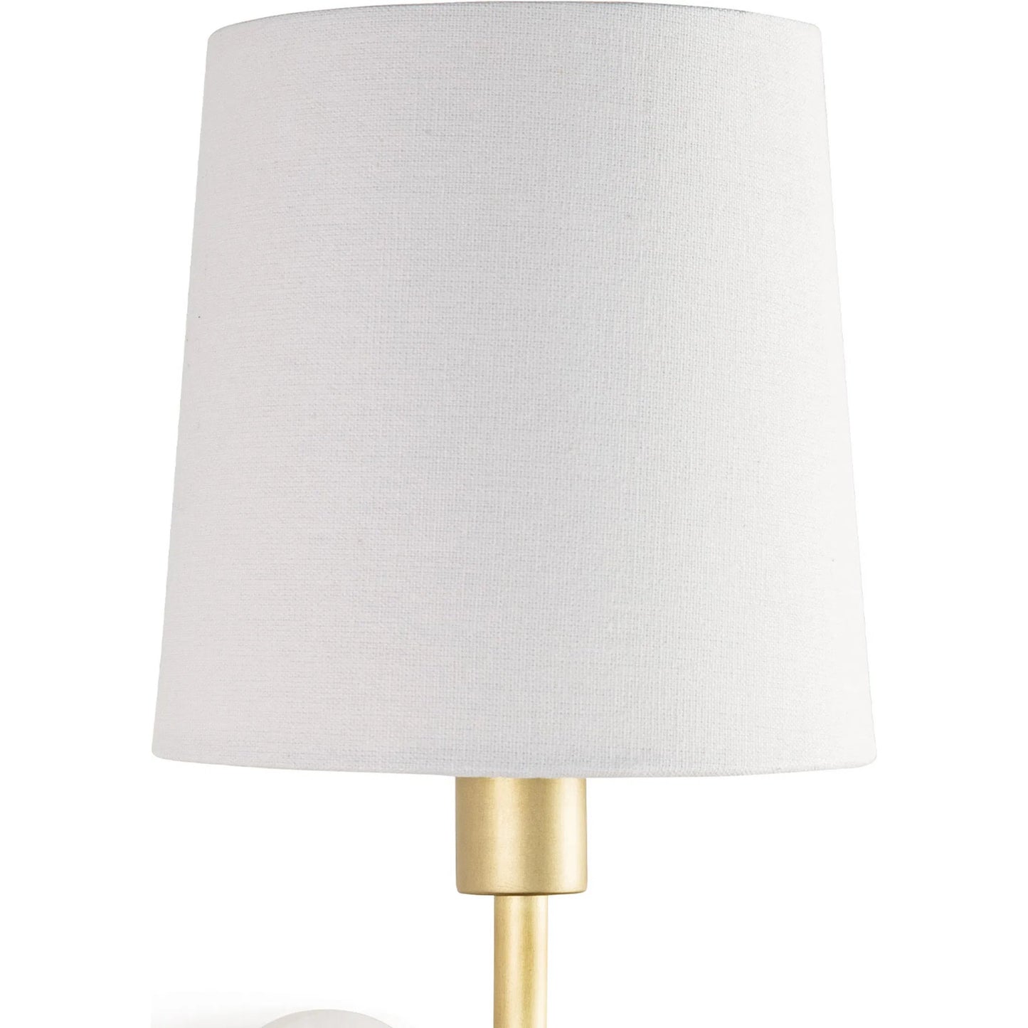 004 SR-769898 | Closeup | Camilla Bent Arm Sconce by Regina Andrew in white and natural stone. Made from alabaster in a transitional style.