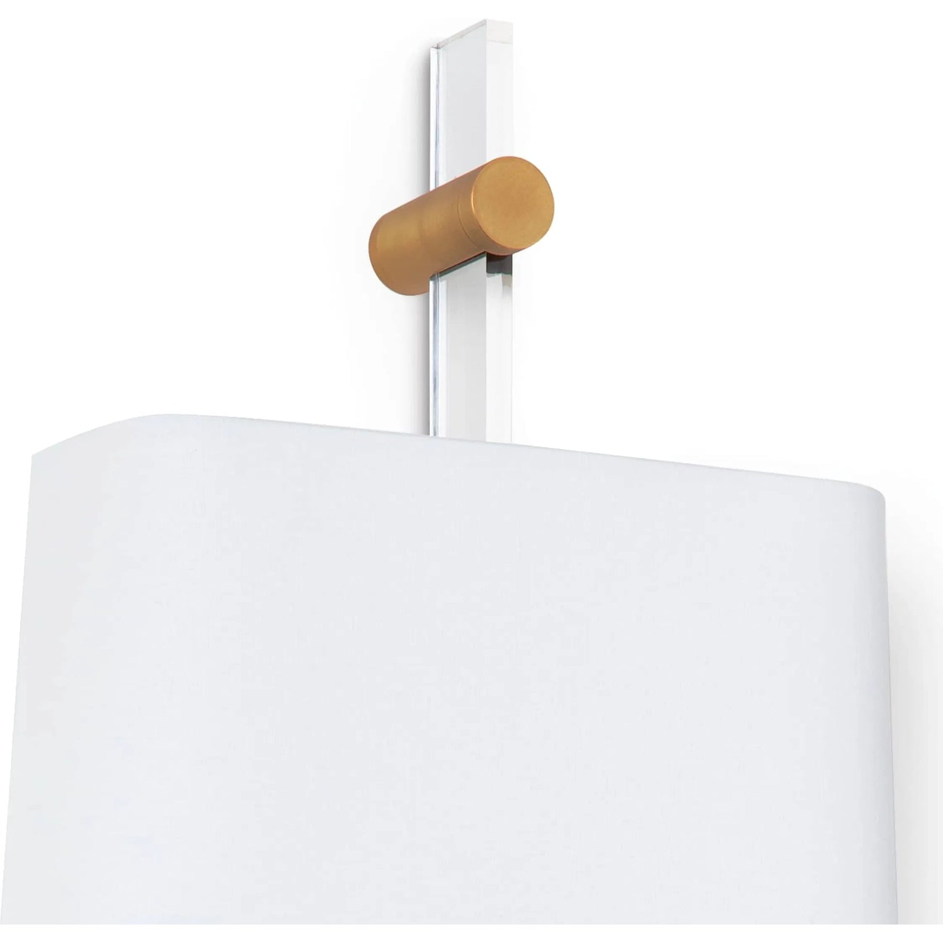 Taurus Sconce by Regina Andrew in nickel and clear. Made from acrylic in a modern style.