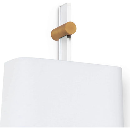 Taurus Sconce by Regina Andrew in nickel and clear. Made from acrylic in a modern style.