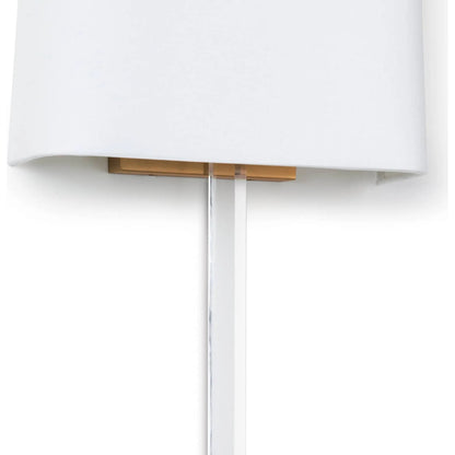 Taurus Sconce by Regina Andrew in nickel and clear. Made from acrylic in a modern style.