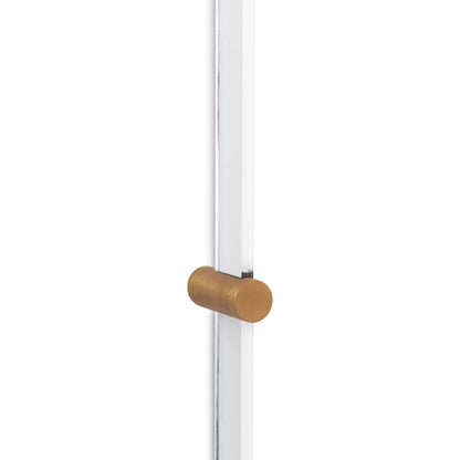 Taurus Sconce by Regina Andrew in nickel and clear. Made from acrylic in a modern style.