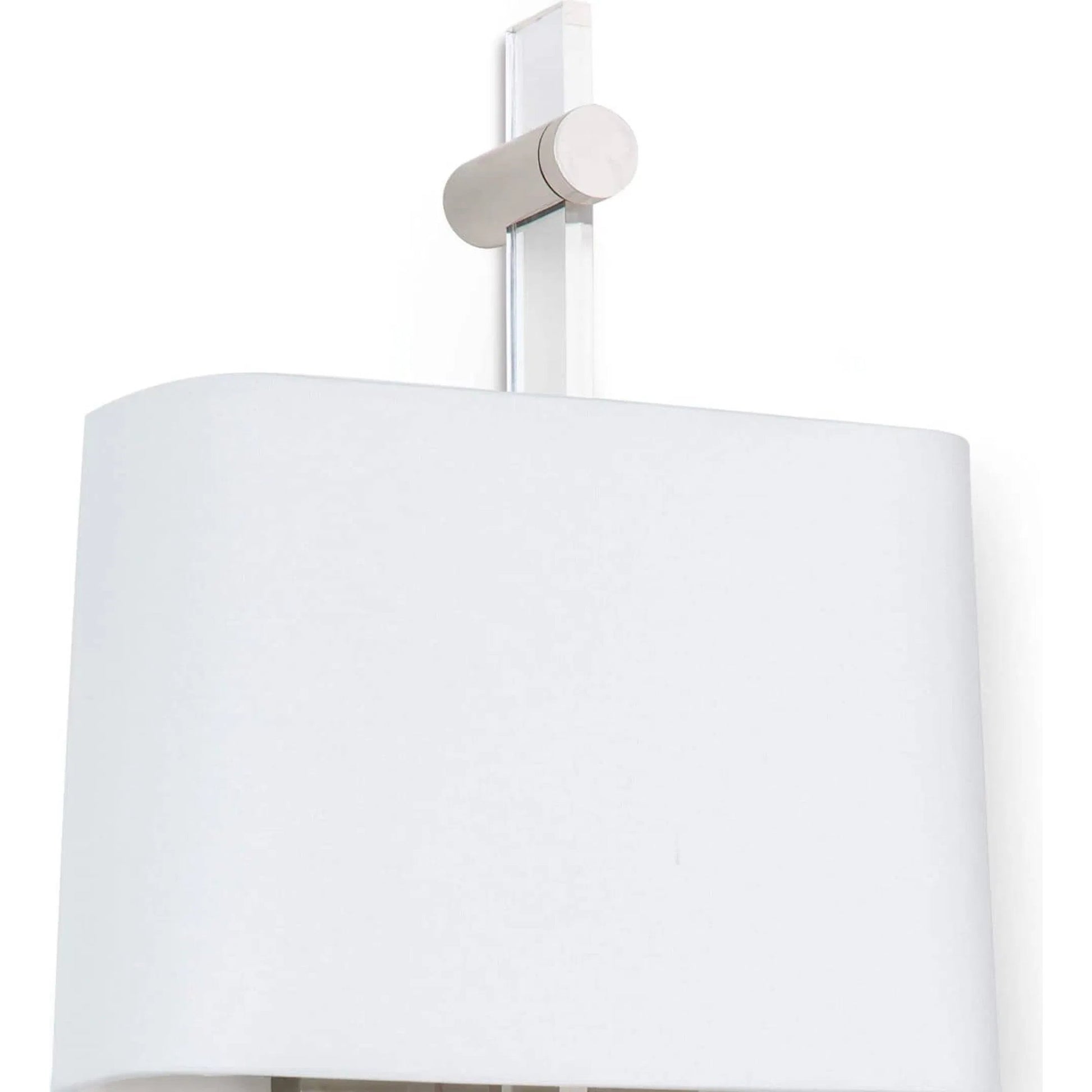 Taurus Sconce by Regina Andrew in nickel and clear. Made from acrylic in a modern style.
