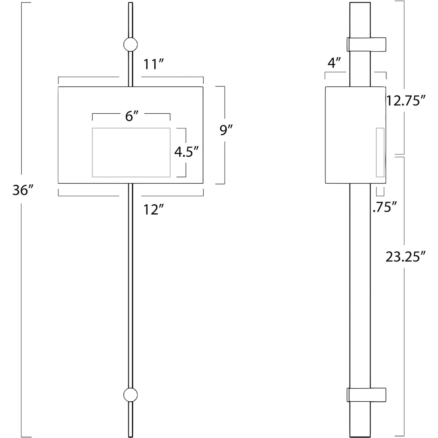 007 SR-770072 | Additional Silo | Taurus Sconce by Regina Andrew in nickel and clear. Made from acrylic in a modern style.