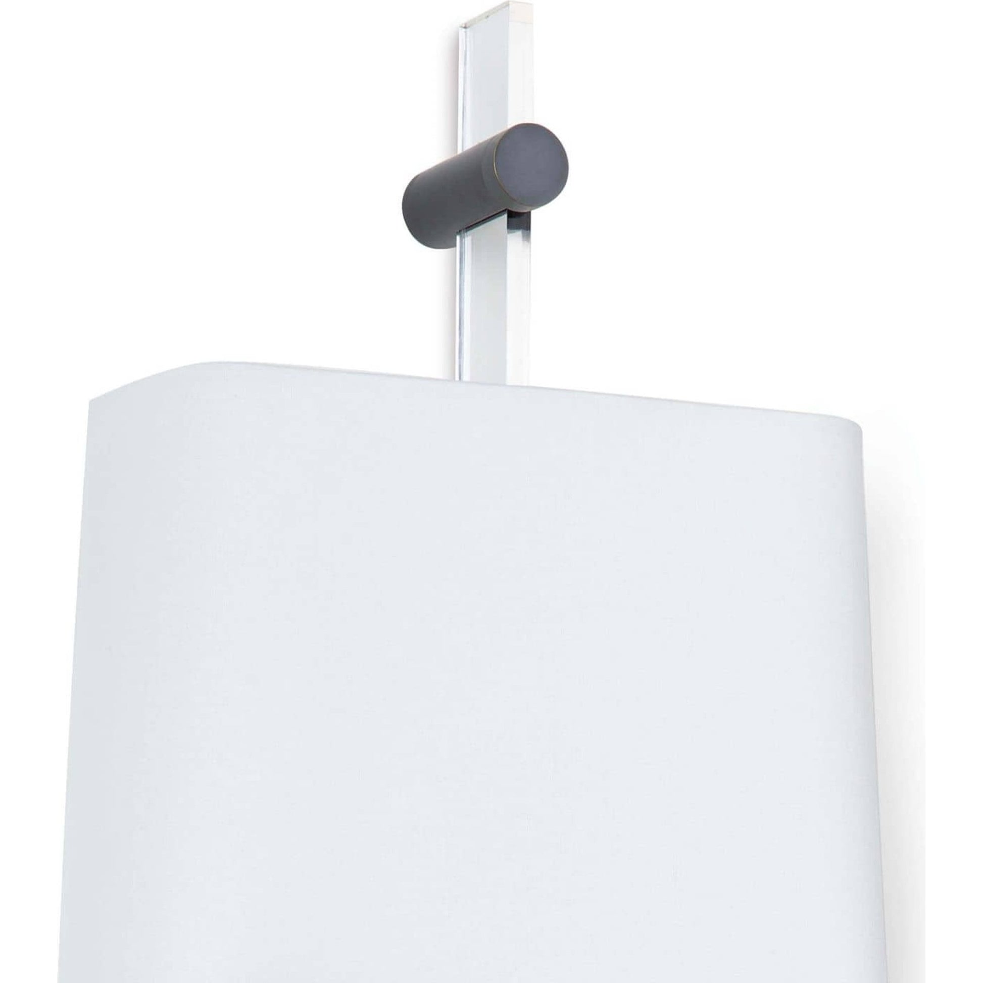 Taurus Sconce by Regina Andrew in nickel and clear. Made from acrylic in a modern style.