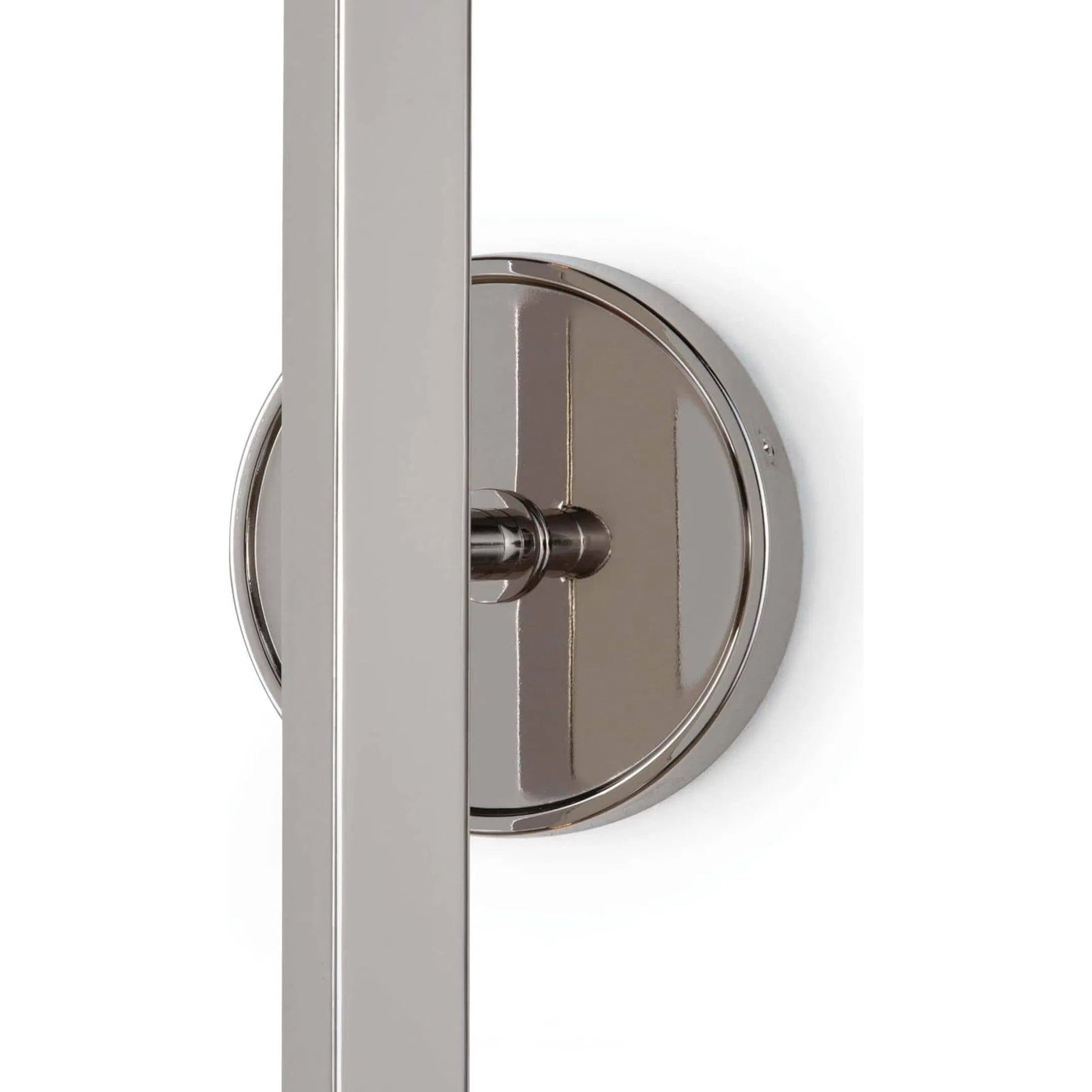 Viper Sconce by Regina Andrew in nickel and polished nickel. Made from steel in a transitional style.