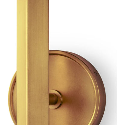 Viper Sconce by Regina Andrew in nickel and polished nickel. Made from steel in a transitional style.