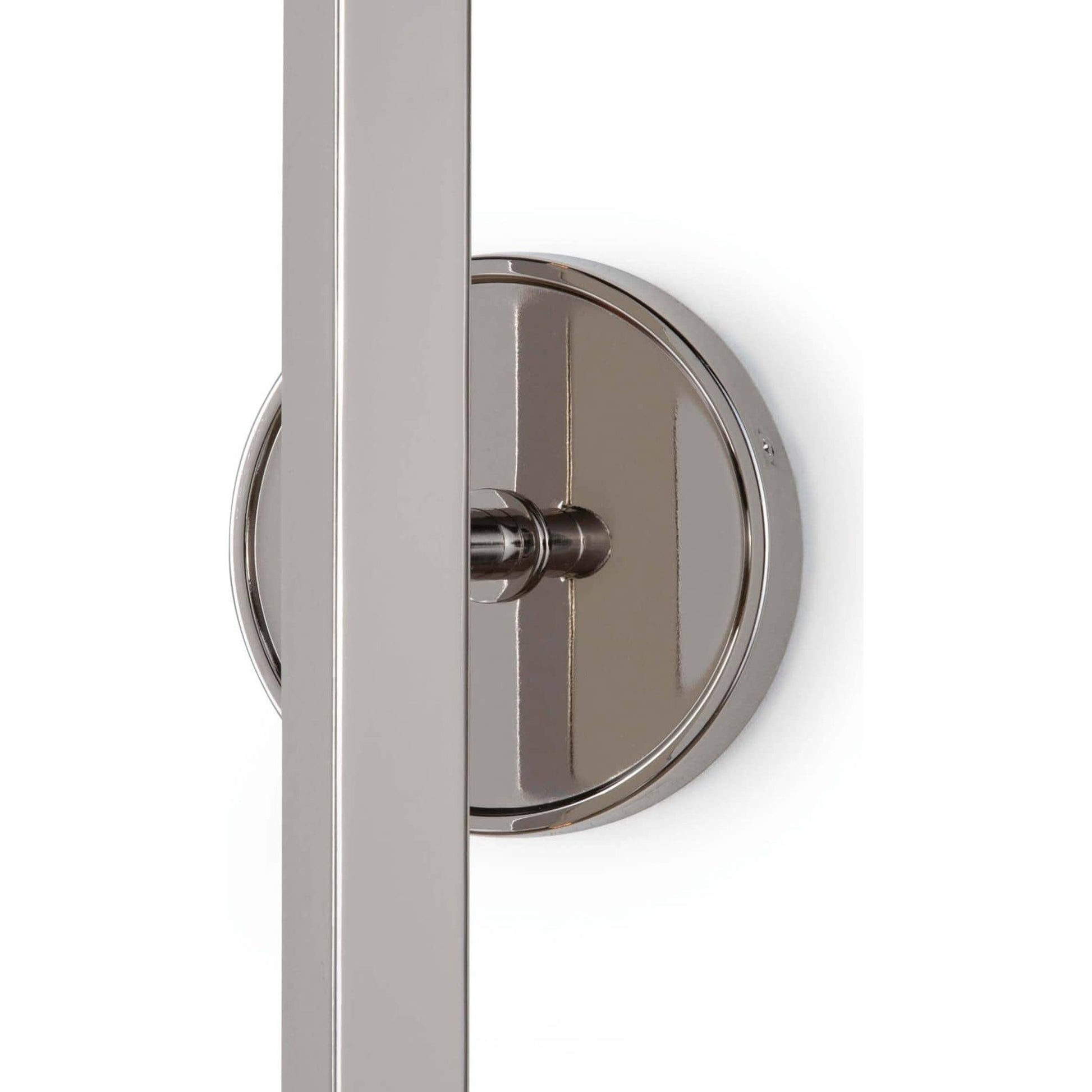 Viper Sconce by Regina Andrew in nickel and polished nickel. Made from steel in a transitional style.
