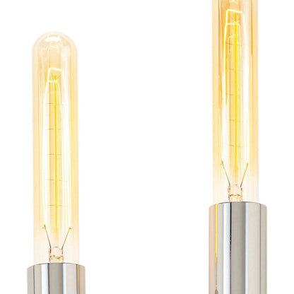 Wolfe Sconce by Regina Andrew in nickel and polished nickel. Made from steel in a modern style.