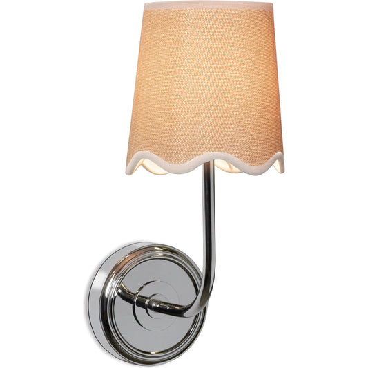 Ariel Sconce by Regina Andrew. Made from steel in a traditional style.