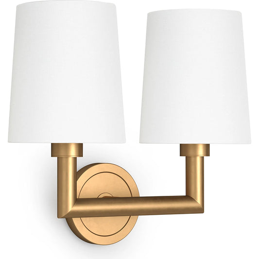 Legend Double Sconce by Regina Andrew. Made from steel in a modern style.