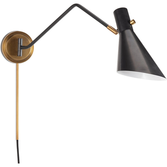 Spyder Single Arm Sconce by Regina Andrew. Made from steel in a modern style.