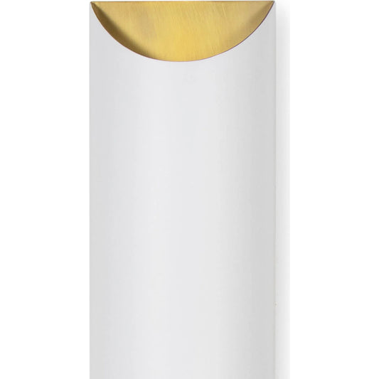Meyer Metal Sconce by Regina Andrew in white. Made from steel in a modern style.