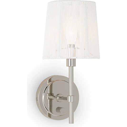 Franklin Sconce by Southern Living. Made from steel in a modern style.