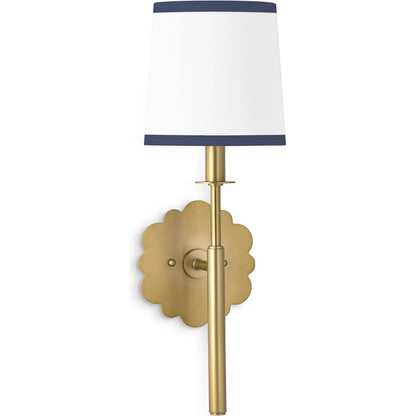 Daisy Sconce by Regina Andrew in brass and natural brass. Made from steel in a modern style.