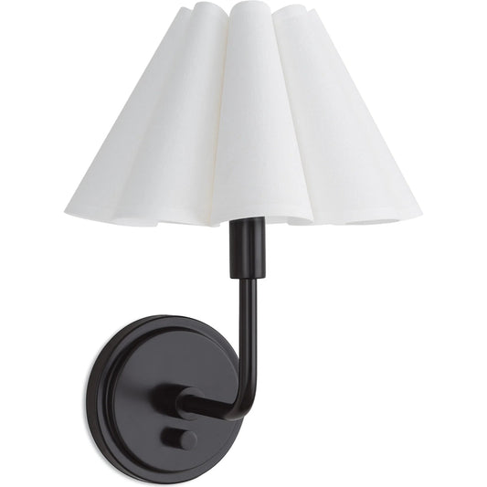 Polly Sconce Single, White by Regina Andrew. Made from steel in a unique style.