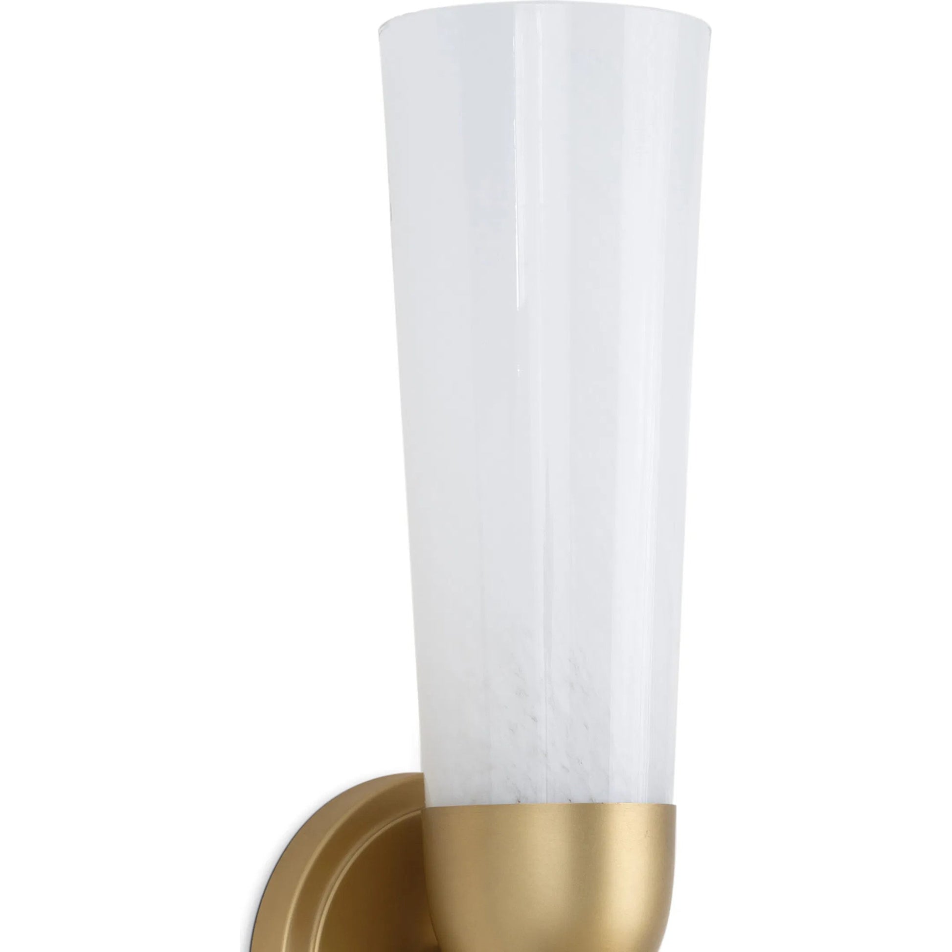 Mousseaux Sconce by Regina Andrew in natural brass. Made from steel in a modern style.