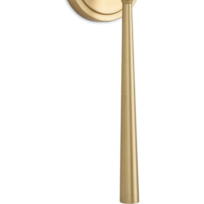 Mousseaux Sconce by Regina Andrew in natural brass. Made from steel in a modern style.
