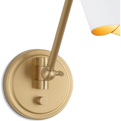 Vest Single Arm Sconce by Regina Andrew. Made from steel in a modern style.