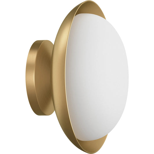 Bond Sconce Single by Regina Andrew in brass and natural brass. Made from steel in a unique style.