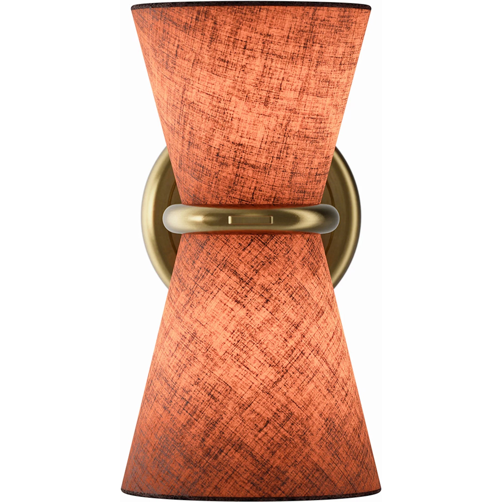 Gable Sconce by Regina Andrew in brass and antique natural brass. Made from steel in a unique style.