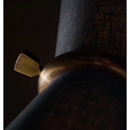 Gable Sconce by Regina Andrew in brass and antique natural brass. Made from steel in a unique style.