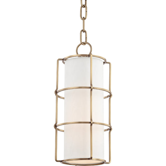 Sovereign Pendant by Hudson Valley. Made from steel in a modern style.